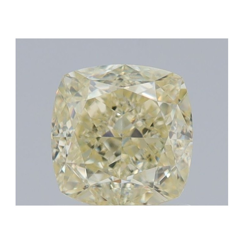 Diament o barwie fantazyjnej szlif poduszkowy brylantowy, 1.27ct, VS1, Fancy Light  Yellow, GIA 2478054163