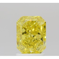 Diament o barwie fantazyjnej radiant, 2ct, VVS2, Fancy Vivid Yellow, GIA 1517078345