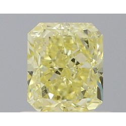 Diament o barwie fantazyjnej radiant, 0.71ct, SI2, Fancy Yellow, GIA 1535809621