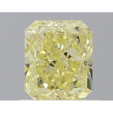 Diament o barwie fantazyjnej radiant, 0.71ct, SI2, Fancy Yellow, GIA 1535809621