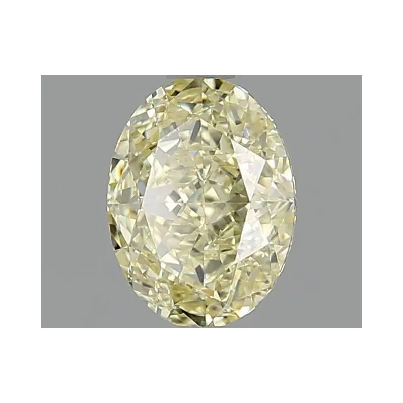 Diament o barwie fantazyjnej szlif owalny, 1.51ct, VS1, Fancy Light Yellow, GIA 7528088051