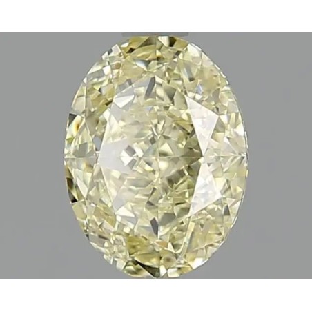 Diament o barwie fantazyjnej szlif owalny, 1.51ct, VS1, Fancy Light Yellow, GIA 7528088051