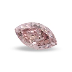 Diament o barwie fantazyjnej markiza, 0.81ct, VS2, Fancy Brownish Pink, GIA 2166204234