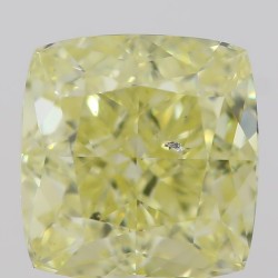 Diament o barwie fantazyjnej szlif poduszkowy brylantowy, 1.11ct, SI1, Fancy  Yellow, GIA 5212291898
