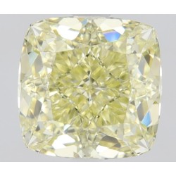 Diament o barwie fantazyjnej szlif poduszkowy brylantowy, 1.12ct, VVS2, Fancy  Yellow, GIA 2476790600
