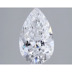 Diament laboratoryjny szlif gruszkowy, 1.5ct, VVS2, D, IGI LG750524267