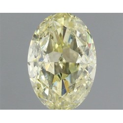 Diament o barwie fantazyjnej szlif owalny, 1.01ct, SI2, Fancy Light Yellow, GIA 2446056368
