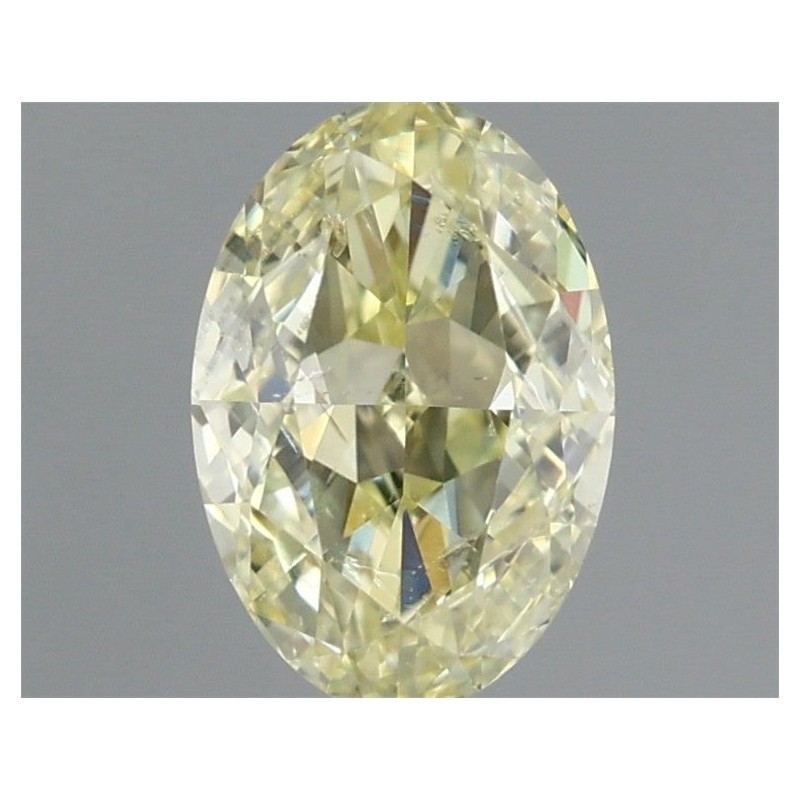 Diament o barwie fantazyjnej szlif owalny, 1.01ct, SI2, Fancy Light Yellow, GIA 2446056368