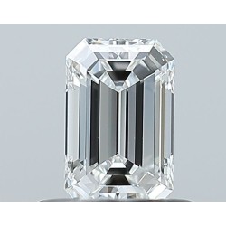 Diament szlif szmaragdowy, 0.5ct, VS2, F, GIA 2517923021