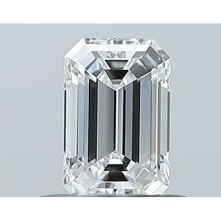 Diament szlif szmaragdowy, 0.5ct, VS2, F, GIA 2517923021