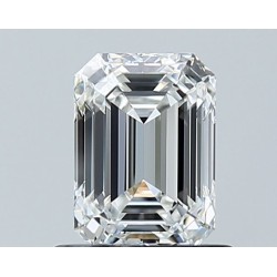 Diament szlif szmaragdowy, 0.9ct, VVS1, F, GIA 5536748145