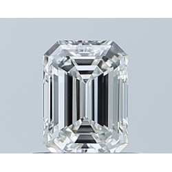 Diament szlif szmaragdowy, 0.5ct, VVS2, G, GIA 2534405580