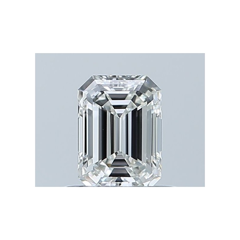 Diament szlif szmaragdowy, 0.5ct, VVS2, G, GIA 2534405580