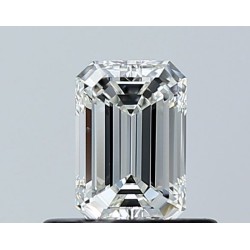 Diament szlif szmaragdowy, 0.5ct, VS2, G, GIA 5513922779