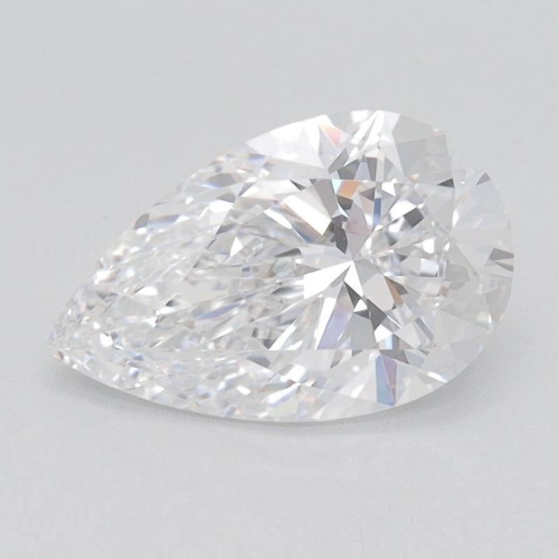 Diament laboratoryjny szlif gruszkowy, 1.52ct, IF, D, IGI LG640482937