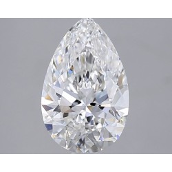 Diament laboratoryjny szlif gruszkowy, 1.52ct, VVS2, E, IGI LG750524277