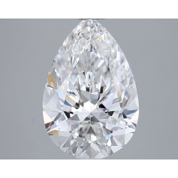 Diament laboratoryjny szlif gruszkowy, 2.52ct, VVS2, E, IGI LG750524144