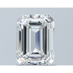 Diament szlif szmaragdowy, 1ct, VVS2, H, GIA 7548155520