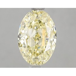 Diament laboratoryjny o barwie fantazyjnej szlif owalny, 2.01ct, VVS2, Fancy Intense Yellow, IGI LG739547686
