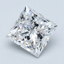 Diament szlif princess, 1.7ct, SI1, D, GIA 2537632356