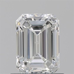 Diament szlif szmaragdowy, 0.92ct, SI1, H, GIA 6531489515