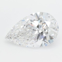 Diament laboratoryjny szlif gruszkowy, 1.52ct, IF, D, IGI LG654455730