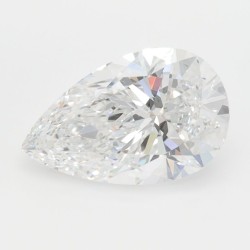 Diament laboratoryjny szlif gruszkowy, 1.52ct, IF, D, IGI LG652435945
