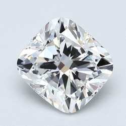 Diament szlif poduszkowy brylantowy, 1.51ct, VS2, F, GIA 7442312921