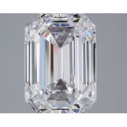 Diament laboratoryjny szlif szmaragdowy, 2.63ct, VVS2, D, IGI LG750530574
