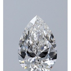 Diament szlif gruszkowy, 0.5ct, VS2, H, GIA 6522405662