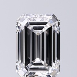 Diament laboratoryjny szlif szmaragdowy, 1.5ct, VVS2, D, IGI LG620450585