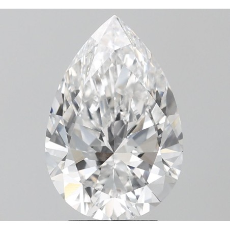 Diament laboratoryjny szlif gruszkowy, 3ct, VVS1, D, IGI LG752506287