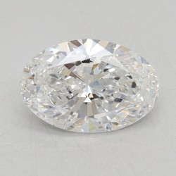 Diament laboratoryjny szlif owalny, 1ct, VVS2, D, IGI LG700569248