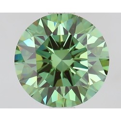 Diament laboratoryjny o barwie fantazyjnej szlif okrągły, 1.62ct, VVS2, Fancy Vivid Green, IGI LG741510143