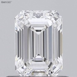 Diament szlif szmaragdowy, 0.55ct, VVS1, F, GIA 6531999789