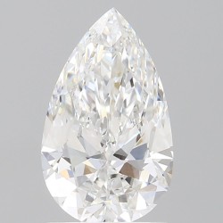 Diament laboratoryjny szlif gruszkowy, 1.55ct, VVS2, D, IGI LG743594527