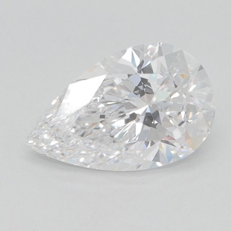 Diament laboratoryjny szlif gruszkowy, 1.55ct, IF, D, IGI LG640441596