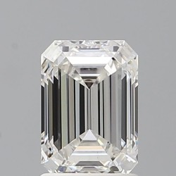 Diament laboratoryjny szlif szmaragdowy, 1.58ct, VVS2, E, IGI LG717581090