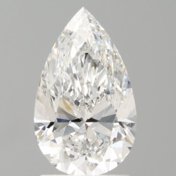 Diament laboratoryjny szlif gruszkowy, 2ct, VVS1, D, IGI LG747523980