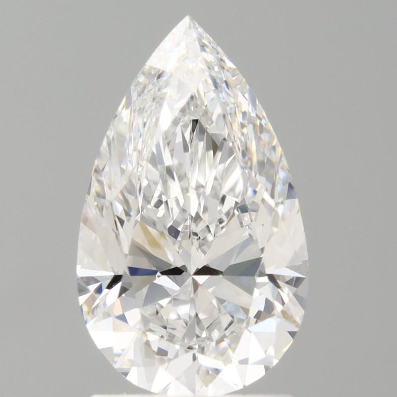 Diament laboratoryjny szlif gruszkowy, 2ct, VVS1, D, IGI LG747523980