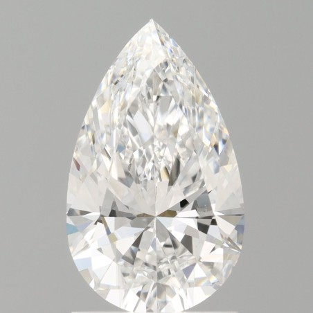 Diament laboratoryjny szlif gruszkowy, 1.5ct, VVS2, D, IGI LG747523981