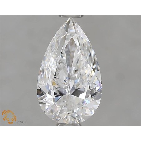 Diament szlif gruszkowy, 1ct, SI2, E, GIA 1519840852