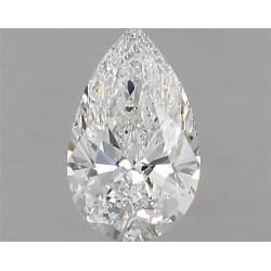 Diament szlif gruszkowy, 0.6ct, SI1, E, GIA 7521056587
