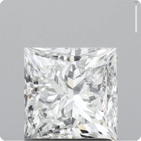 Diament szlif princess, 1.51ct, SI2, G, GIA 2496679888
