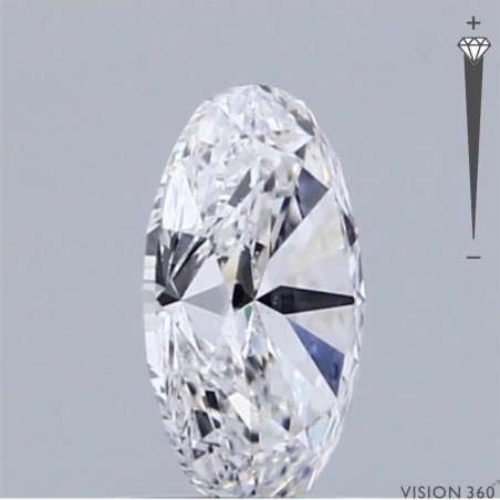 Diament szlif owalny, 1.01ct, SI1, D, GIA 1505935102
