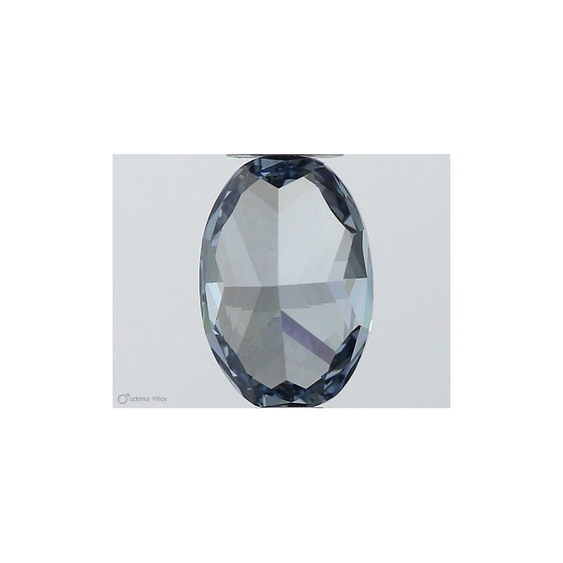 Diament laboratoryjny o barwie fantazyjnej szlif owalny, 0.62ct, VVS1, Fancy Vivid Blue, IGI LG553257575