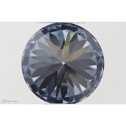 Diament laboratoryjny o barwie fantazyjnej szlif okrągły, 0.51ct, VVS1, Fancy Vivid Blue, IGI LG553257436