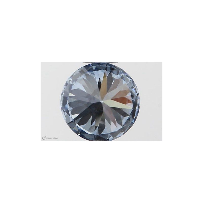 Diament laboratoryjny o barwie fantazyjnej szlif okrągły, 0.5ct, VVS2, Fancy Intense Blue, IGI LG553257432