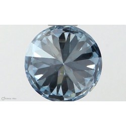 Diament laboratoryjny o barwie fantazyjnej szlif okrągły, 0.6ct, IF, Fancy Vivid Blue, IGI LG564379217