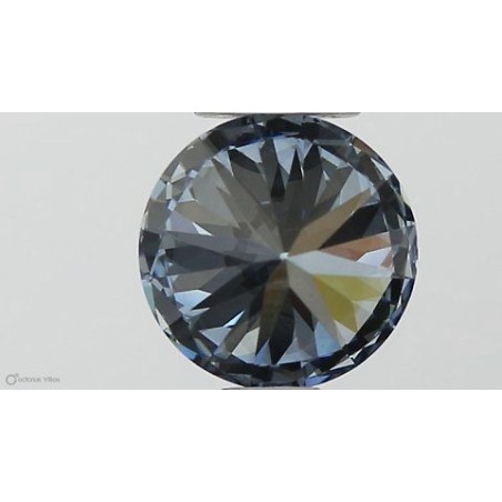 Diament laboratoryjny o barwie fantazyjnej szlif okrągły, 0.51ct, VVS2, Fancy Vivid Blue, IGI LG564379464